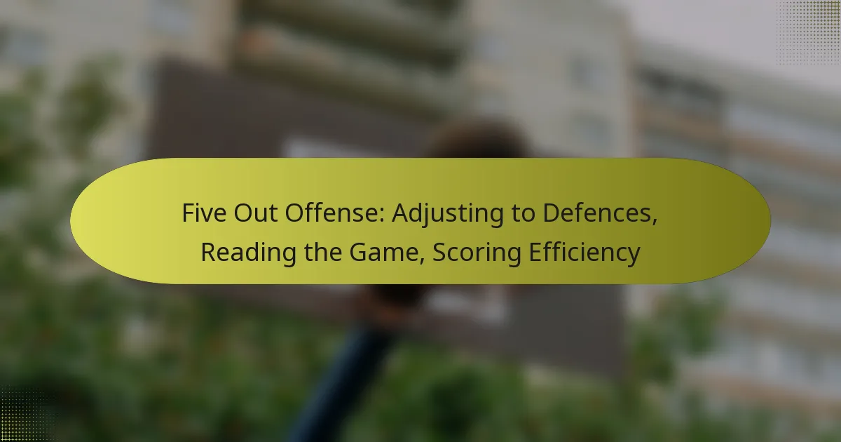 Five Out Offense: Adjusting to Defences, Reading the Game, Scoring Efficiency